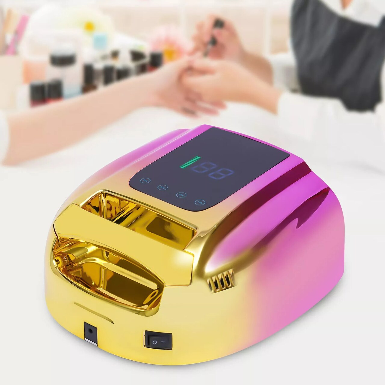 96 W Portable Professional Rechargeable UV LED Cordless UV Light for Nail Lamp